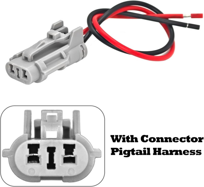 Formiden 96985-3X000 Ambient Temperature Sensor with Connector Pigtail Harness - Compatible with Some Hyundai and Kia Vehicles Model Replace 96985-2D000, 96985-2D700 - Image 3
